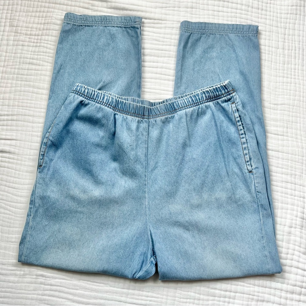 BFA Classics 100% cotton elastic waist jeans -Size 10